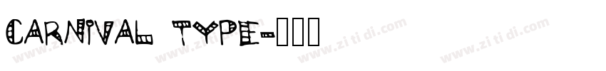 Carnival type字体转换